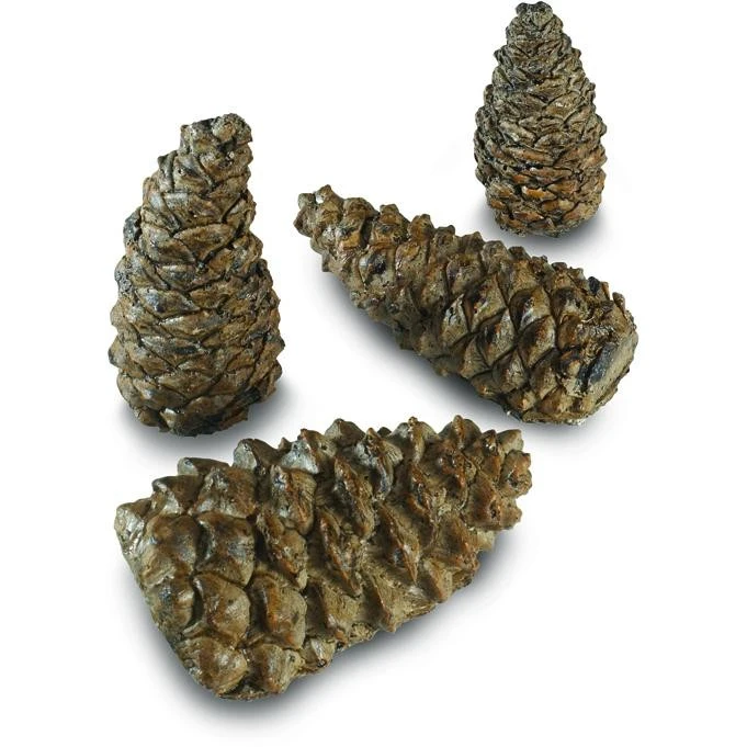 Real Fyre Ceramic Wilderness Pine Cones, 4 Pc 3 Real Fyre Ceramic Wilderness Pine Cones, 4 Pc