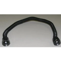 18" Stainless Steel Non-Whistling Flex Connector Black | 3/8" Fittings