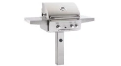 AOG 24" Natural Gas Grill On Post, Rotisserie