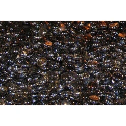 American Fyre Black Granite Glass Gems | 10 Lbs