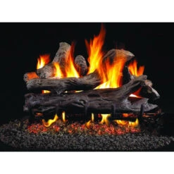 Real Fyre 18" Coastal Driftwood Vented Log Set, Stainless G45 Burner