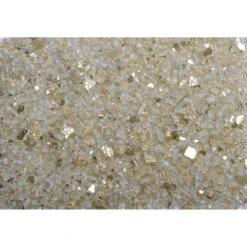 American Fireglass Gold Reflective 1/4" Fire Glass 10 Lb