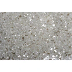 American Fireglass Platinum Reflective | 1/4-in Fire Glass | 10 Lbs