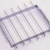 Shish-ke-bab Set 6 Chrome Plated 14-in Skewers With Convenient Folding Rack