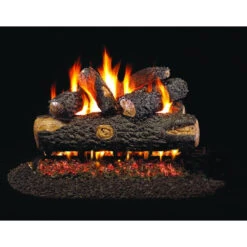 Real Fyre 18" Woodland Oak Vented Gas Log Set , G4 Burner