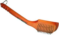 Universal 18 Inch Grill Brush With Wooden Handle - 70255