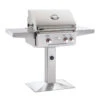 AOG 24" Natural Gas Pedestal Post Grill, No Rotis