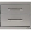 Alfresco Double Storage Drawers - AXE-2DR