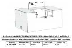 Blaze 32″ Built-in Charcoal Grill - BLZ-4-CHAR 7 Blaze 32″ Built-in Charcoal Grill - BLZ-4-CHAR -Bbq-Grills Shop Blaze tec drawings 89713.1683224904.1500.1500