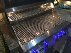 Bonfire 34" 4 Burner Built-in Premium Grill -Bbq-Grills Shop Bonfire 34 Built in Grill Hood open 43482.1692813067.1500.1500