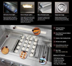 Delta Heat 38" Built-in Grill - DHBQ38G -Bbq-Grills Shop Delta Heat Grill Features 21137.1693251681.1500.1500