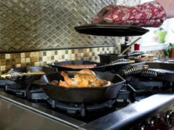 Finex 10" Cast Iron Skillet With Lid -Bbq-Grills Shop FINEX cast iron skillet with lid chicken 24501.1615906884.1500.1500