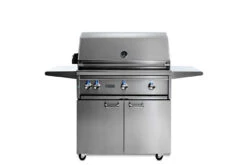 Lynx 36" Freestanding Grill - All Trident W/ Flametrak And Rotisserie - LF36ATRF -Bbq-Grills Shop Lynx L36ATRF closed hood 77174.1646054333.1500.1500
