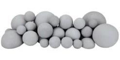Rasmussen Mixed Fireballs 30" | Light Gray