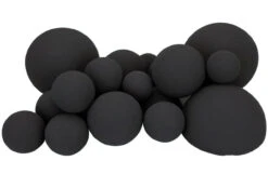 Mixed Fireballs | Black | 18-Inch | 18-Pieces