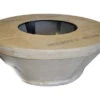 HPC 54" Round Tapered Unfinished Fire Pit Housing Enclosure -Bbq-Grills Shop Unfinished tapered circ 47644.1477038017.1500.1500