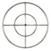 24" Double Ring Natural Gas Firepit Burner
