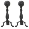 Ball Fireplace Andiron W Short Shank -Bbq-Grills Shop andrion ball 21437.1477025421.1500.1500