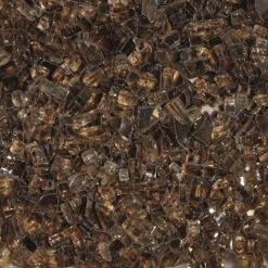 1/4" Copper Fire Glass, American Fireglass, 10 Lb AFF-COP-10