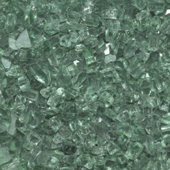 1/4" Evergreen Fire Glass, American Fireglass, 10 Lb