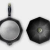 Finex 10" Cast Iron Skillet With Lid 1 Finex 10" Cast Iron Skillet With Lid -Bbq-Grills Shop finex skillet 12 lid 65381.1615906884.1500.1500