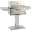 Firemagic 24" Charcoal Patio Post Grill W Smoker Oven/Hood - 22-SC01C-P6 -Bbq-Grills Shop fire magic patio post grill 74830.1613062004.1500.1500