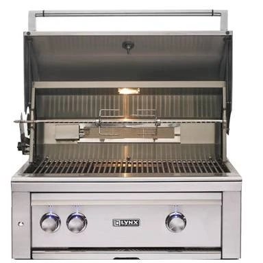 Sedona By Lynx L500R 30" Built-in Grill W 2 Stainless Burners, Rotisserie 4 Sedona By Lynx L500R 30" Built-in Grill W 2 Stainless Burners, Rotisserie - Image 2