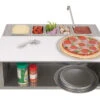 Alfresco Pizza Prep And Garnish Rail - APS-30PPC -Bbq-Grills Shop pizza prep 99350.1639593264.1500.1500