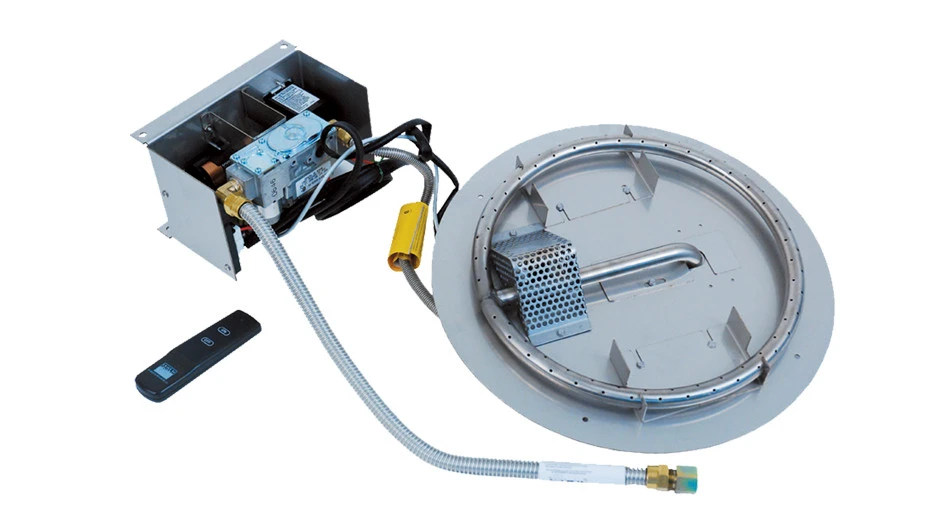 Real Fyre 13" Fire Pit Burner, Electronic On/Off Remote - OCBE-34-02 3 Real Fyre 13" Fire Pit Burner, Electronic On/Off Remote - OCBE-34-02