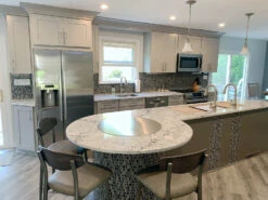 Cook-N-Dine 27.5" Dia Round Stainless Built In Teppanyaki - MO70 -Bbq-Grills Shop teppanyaki grill built in griddle cooktop MO60 cookndine5 19027.1661372762.1500.1500