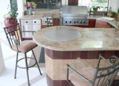 Cook-N-Dine 27.5" Dia Round Stainless Built In Teppanyaki - MO70 -Bbq-Grills Shop teppanyaki grill built in griddle cooktop MO70 cookndine1 01101.1661372762.1500.1500