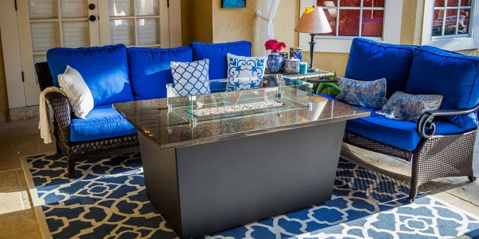 Firetainment Tuscany 36" X 54" Rectangle Fire Pit Grilling Table 3 Firetainment Tuscany 36" X 54" Rectangle Fire Pit Grilling Table