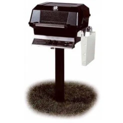 MHP JNR Natural Gas Grill, SearMagic, Side Shelf On In-Ground Post