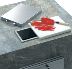 Lynx Counter-top Trash Chute, Cutting Board Cover - L18TS