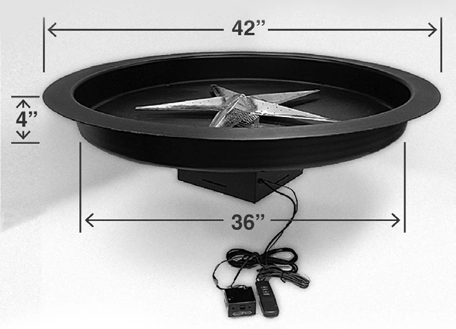 Golden Blount 14" Stainless Steel Spoke Firepit Burner And Pan 3 Golden Blount 14" Stainless Steel Spoke Firepit Burner And Pan