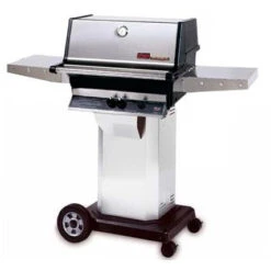 MHP TJK2 Propane Grill W/ SearMagic Grids, Stainless Steel Cart