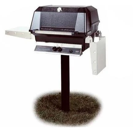 MHP WNK Grill W/ Stainless Or Sear Magic Grids On In-Ground Post 3 MHP WNK Grill W/ Stainless Or Sear Magic Grids On In-Ground Post