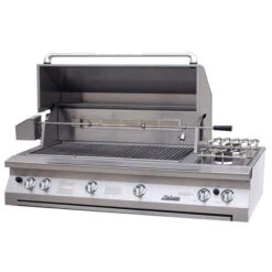 Solaire 56" InfraVection Built-in Grill, One IR Burner, Rotisserie, Double Side Burner | LP